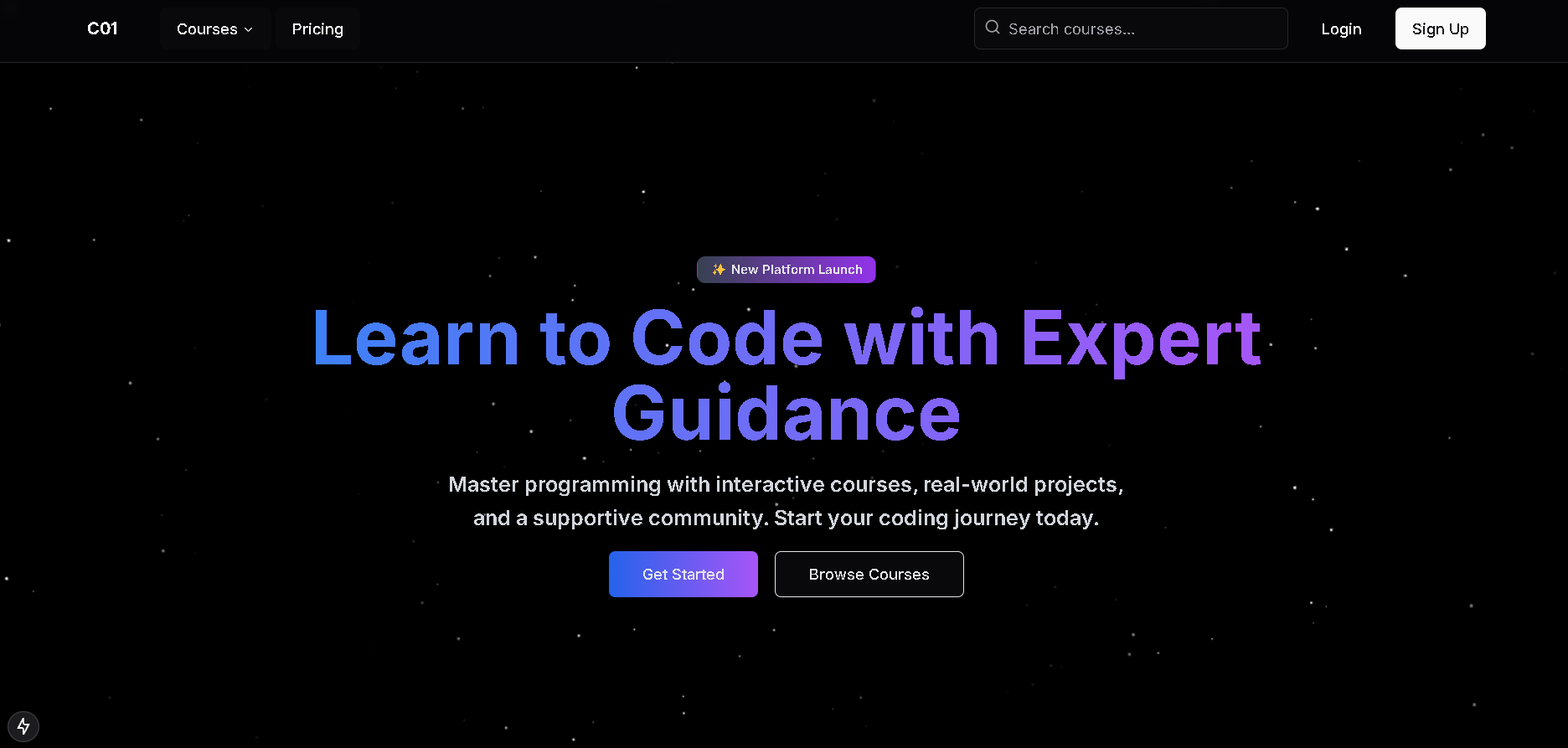 C01 Educational Platform