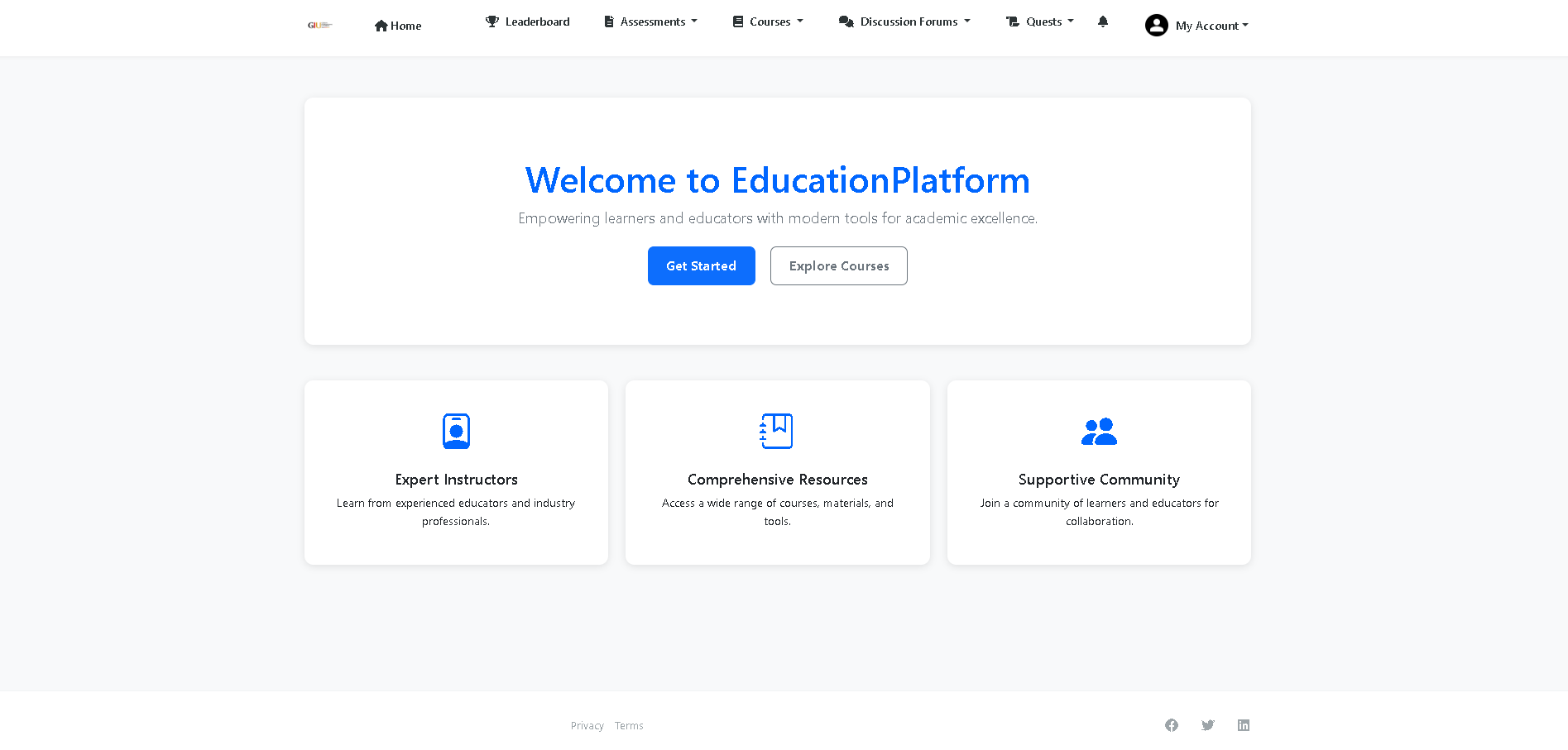 ASP.NET Core Educational Platform